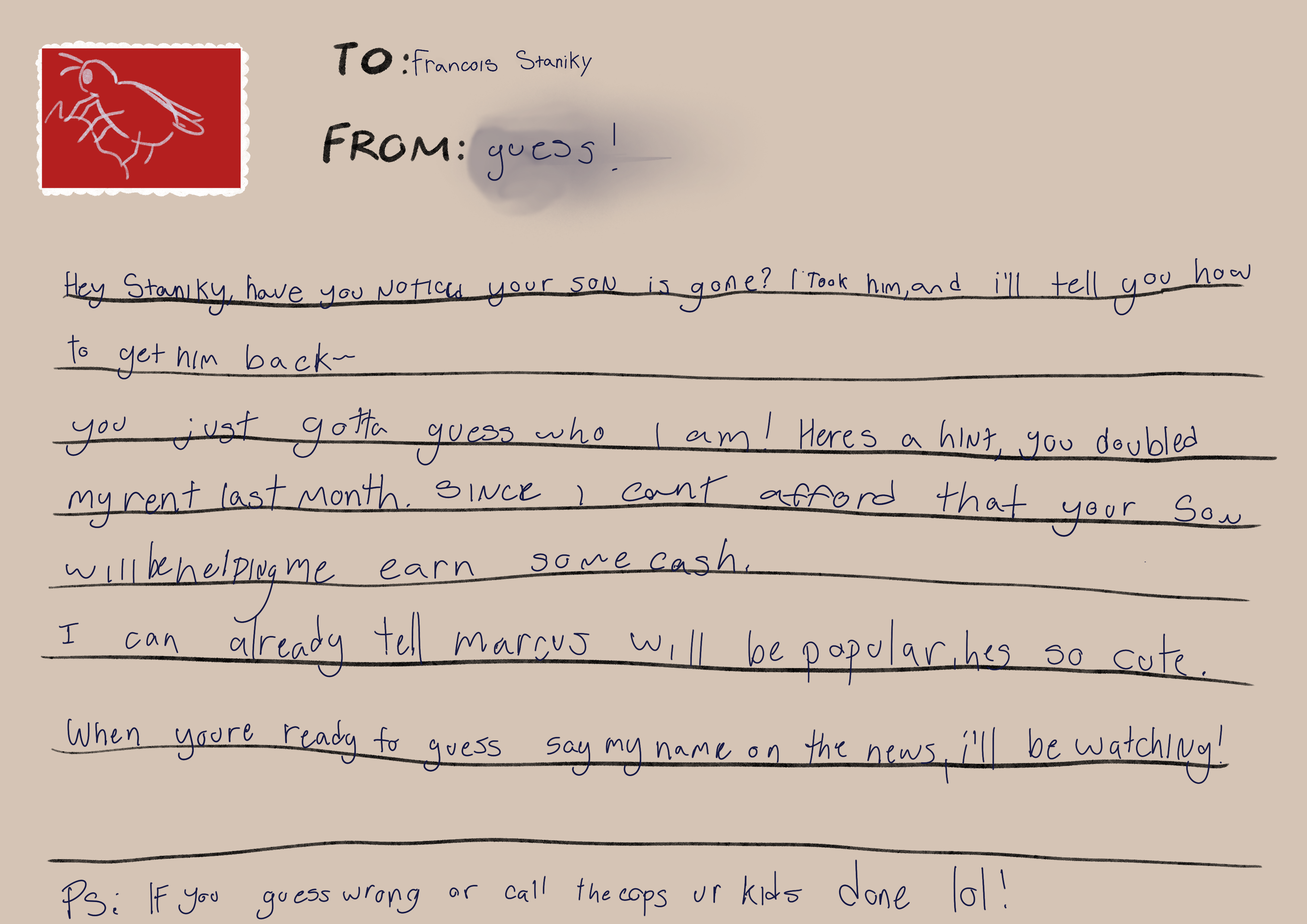Letter 1